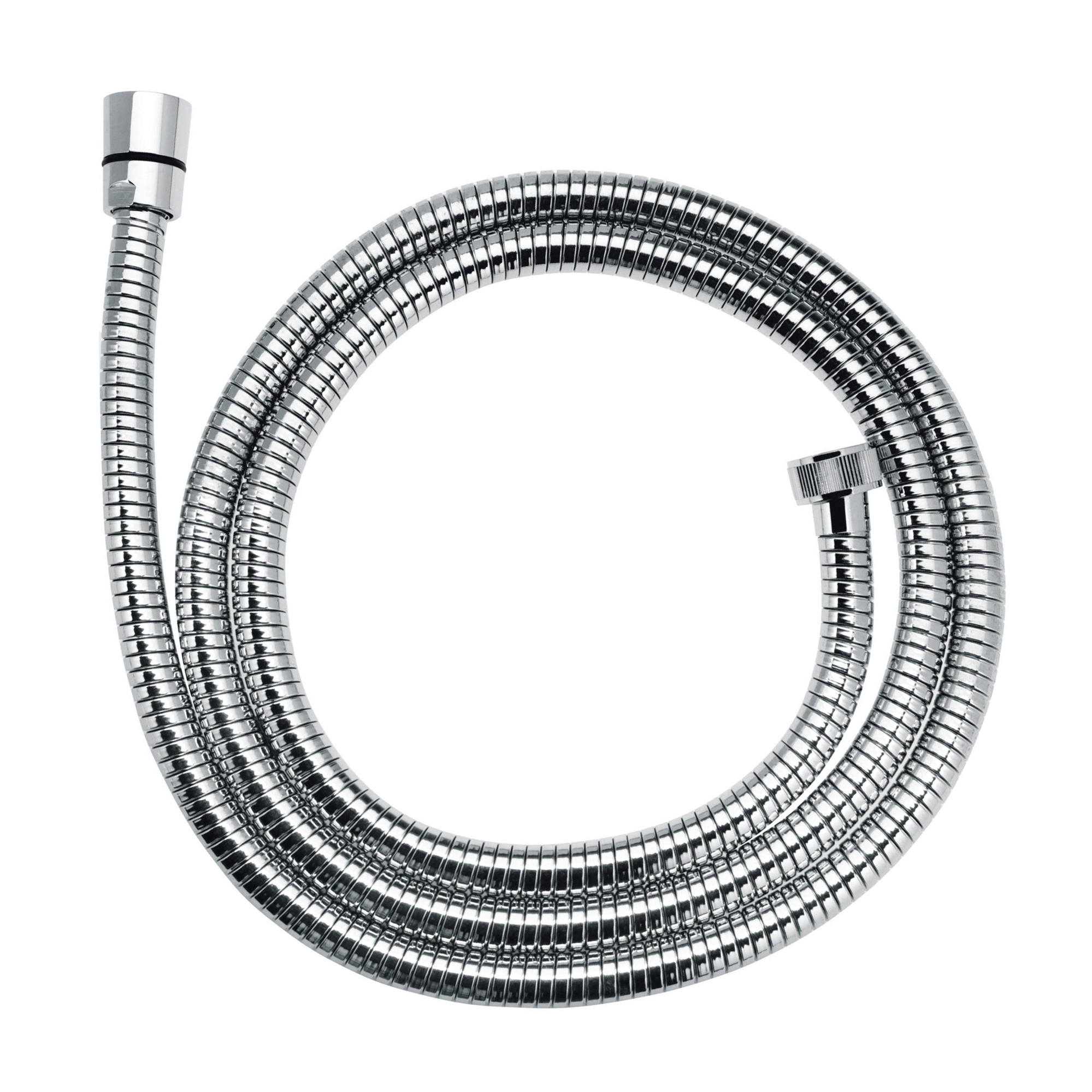 Furtun de duș AQUALIFE™ - din inox cromat, cu inserții de alamă și sistem antirăsucire