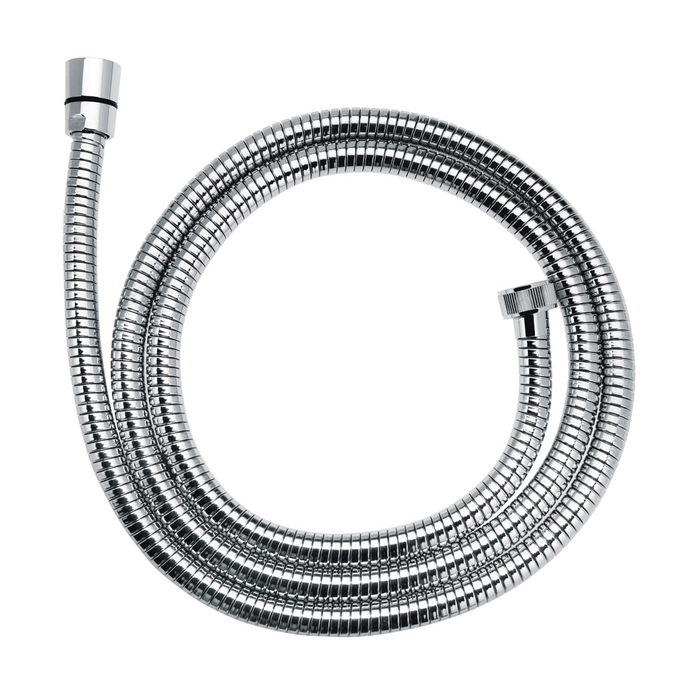 Furtun de duș AQUALIFE™ - din inox cromat, cu inserții de alamă și sistem antirăsucire